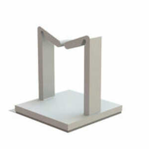 Essentra Adhesive Mount Wire Saddle, .98" L .75 x .75" Bundle Capacity, Nylon, Natural, 500/Pack