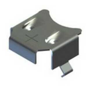 Keystone 11.6mm Coin Cell Retainer, Thru Hole, Tin-Nickel
