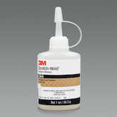 3M Scotch-Weld Instant Adhesive CA4, Clear, 1 fl oz Bottle, 12/Case