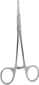 Excelta Clamp, Mosquito, 5" Straight, Stainless Steel