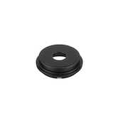 Panduit Duct Divider Wall Mounting Base, Polycarbonate, Black, 100/Pack