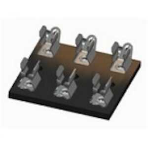 Keystone Rivet Mount Fiberglass Base Holder for 3 3AG Fuses