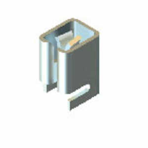 Keystone Surface Mount Auto Fuse Clip, .125" H