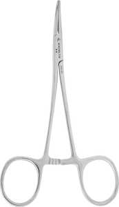 Excelta Hemostat, 5.5" 25 Curved, Stainless Steel