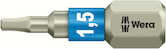 Wera Tools 3840/1 TS Bits, Stainless, 1.5 x 25 mm