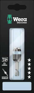 Wera Tools 3888/4/1 K SB Rapidaptor Universal Bit Holder, Stainless, 1/4" x 50 mm