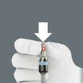 Wera Tools 3888/4/1 K Rapidaptor Universal Bit Holder, Stainless, 1/4" x 50 mm