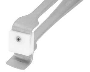 Excelta Tweezer, For 3" wafers, 2 Star PTFE Solid Upper Paddle