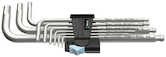 Wera Tools 3950/9 Hex-Plus Stainless 1 L-Key Set, Metric, Stainless, 9 Pieces