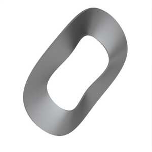 Seastrom 3 Wave Washer, .060" ID, .125" OD, .020" HGT, .005" Thickness, Stainless Steel