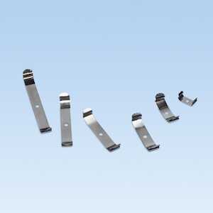 Panduit Panduct® Snap-Clip Mounting Bracket for Type NE Wiring Duct, Spring Steel, 0.75" Duct Width, 100/Pack