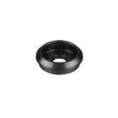 Panduit Duct Divider Wall Mounting Base, Polycarbonate, Black, 100/Pack