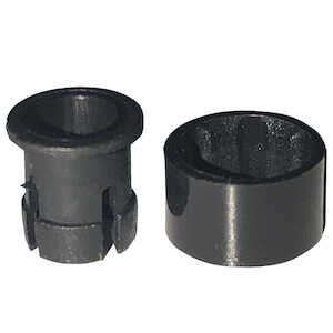 Richco LED Mount, 5.3 mm (.209") Diameter, Nylon, Black