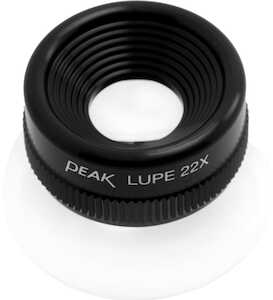 Excelta Eye Loup, 1.10" Round, .949" L, 22X Power
