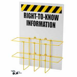 Brady Right-To-Know Information Station, 20" H x 14" W