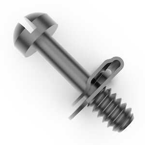 RAF 4-40 Stainless Steel Screw Lock Assembly Style 1, 0.2"L