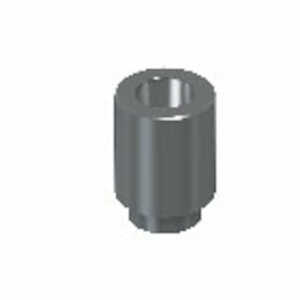 Keystone #4 Steel Surface Mount Spacer, .250" L, Matte Tin, 650/Reel