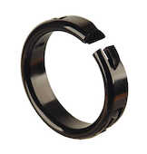 Heyco .437" Split Bushing, .5" Diameter, Black