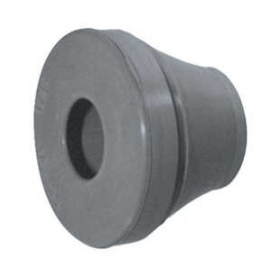 Heyco .492" Liquid Tight Bushing, .71" Length, EPDM, Gray