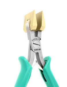 Excelta Plier, 5 Star .825" Wide Nose, Straight, Brass Insert