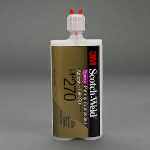 3M Scotch-Weld Epoxy Potting Compound DP270, Black, 200 mL Duo-Pak, 12/Case