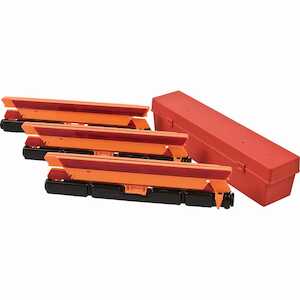 Brady Emergency Warning Triangles, Black/Orange/Red