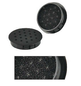 Heyco Filter Insert Vent Plug, 11 Holes. 1.50" Head Diameter