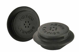 Heyco Liquid Tight Snap-In Vent Plug, .600" L, Black