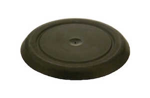 Heyco 15 mm Ergonomic Hole Plug, Flush Button Head, 25 mm Diamater, TPE, Black