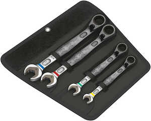 Wera Tools 6001 Joker Switch 4 Set 1 Set of Ratcheting Combination Wrenches, 4 Pieces