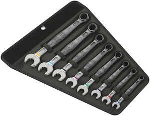 Wera Tools 6003 Joker 8 Imperial Set 1 Combination Wrench Set, Imperial, 8 Pieces