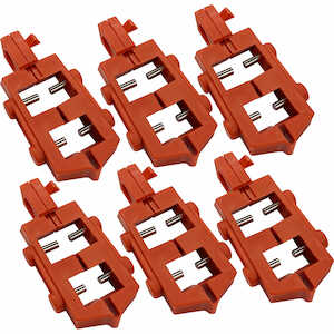 Brady 120V Snap-On Breaker Lockouts, 6/Pack