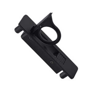 Southco Concealed Pull, Small Size, Zinc Alloy, Powder Coated, Black