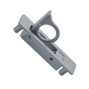 Southco Concealed Pull, Small Size, Zinc Alloy, Powder Coated, Silver