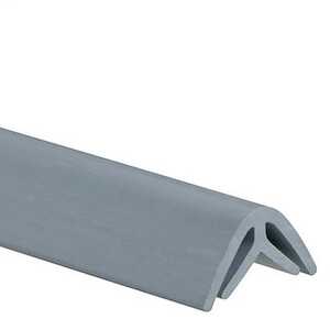 Panduit Panduct® Duct Corner Strip, PVC, 6' Length for all Types of PVC Wiring Duct, Light Gray