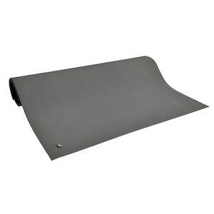 SCS 6800 Series 2-Layer Rubber ESD Worksurface Mat, Gray, .072" x 24" x 48"