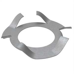SPEC 6 Finger Spring Washer, Carbon Steel, .344" ID, .748" OD, .006" Thk, Load at Height 6 lbf