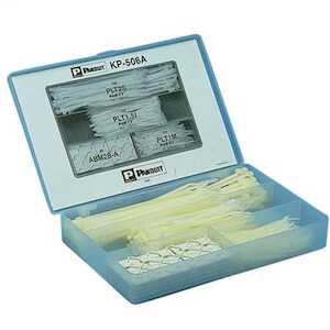 Panduit Indoor Cable Tie & Mount Kit in Plastic Box, Nylon