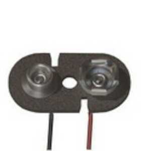 Keystone Fibre Base 9V T Style Strap, 4" Leads