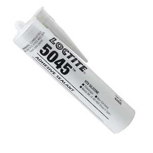 Loctite 5045 Silicone Sealant, 300 ml Cartridge, 24 hr Cure Time, Clear