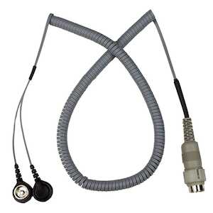 SCS 10' Dual Conductor Cord with Dual 10mm Snap