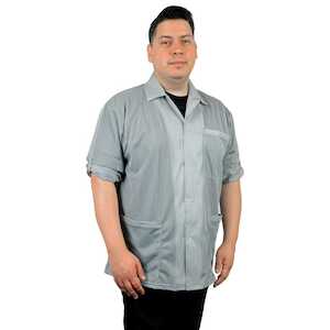 Desco Smock, Snap Cuff, 2XL, Grey