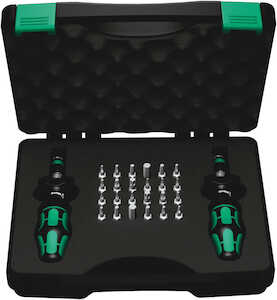 Wera Tools 7440/41 Kraftform Torque Screwdriver Set 0.3-3.0 Nm, 26 Pieces