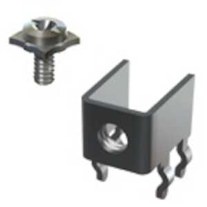 Keystone SEMS Metric PC Mount Screw Terminal, 6-32 Thread, .31" L