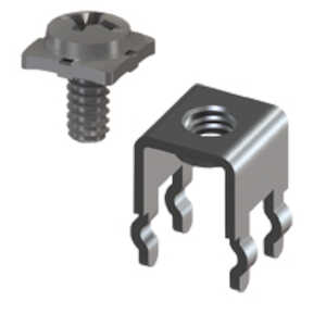 Keystone SEMS Metric PC Mount Screw Terminal, M3 Thread, 6.5mm L