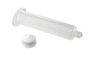 Loctite 10 ml Syringe Barrel & Piston: 50 Natural Barrels, 50 White Pistons