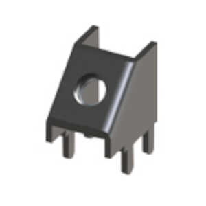 Keystone 45° PC Mount Screw Terminal, 6-32 Thread, .41" L
