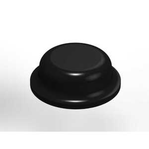 3M Bumpon Protective Products SJ5076, Black, 3000/Case