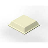 3M Bumpon Protective Products SJ5008 White, 3000/Case