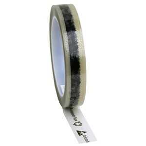 Wescorp Antistatic Cellulose Tape, Clear with ESD Symbols, 3/4" x 72 yds with 3" Plastic Core